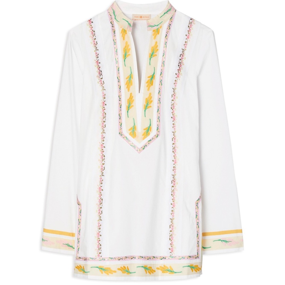 Tory Burch floral tunic blouse